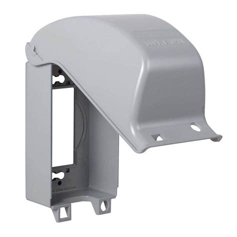 home depot steel electrical box covers|locking outlet cover home depot.